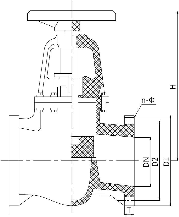 PVDF J41F-10F 法兰式阻止阀 DN15-150-恒行3
